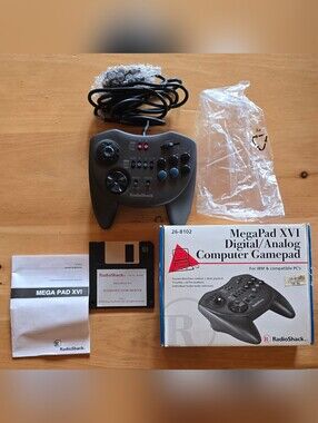 Radioshack MegaPad XVI Digital/Analog Computer Gamepad Complete!